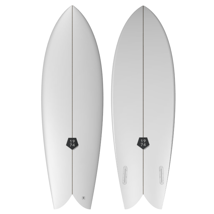 Twin Fin Fish Surfboard - Classic Twin – 1974 Surfboards
