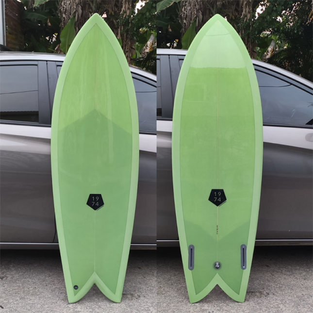 Twin Fin Fish Surfboard Classic Twin 1974 Surfboards