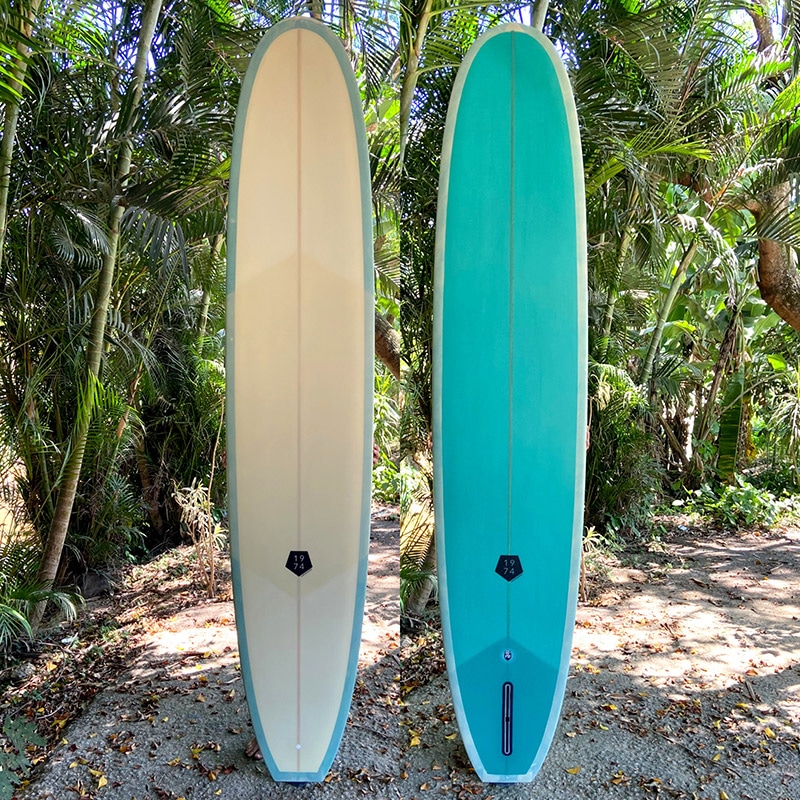 Fin Longboard Surfboard In California – 1974 Surfboards