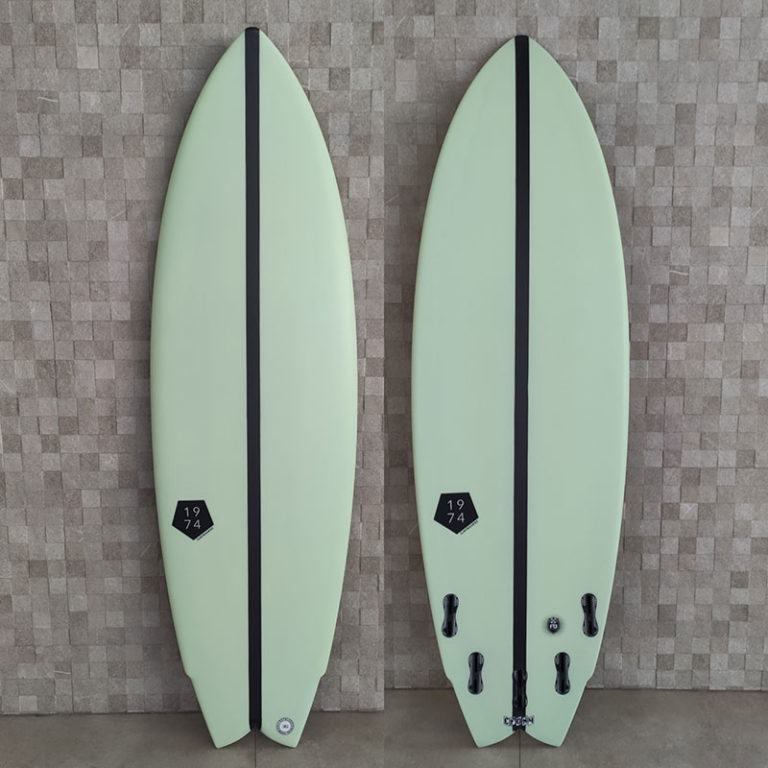 Epoxy fish surfboard in california