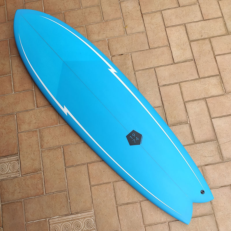 mid length fish surfboard
