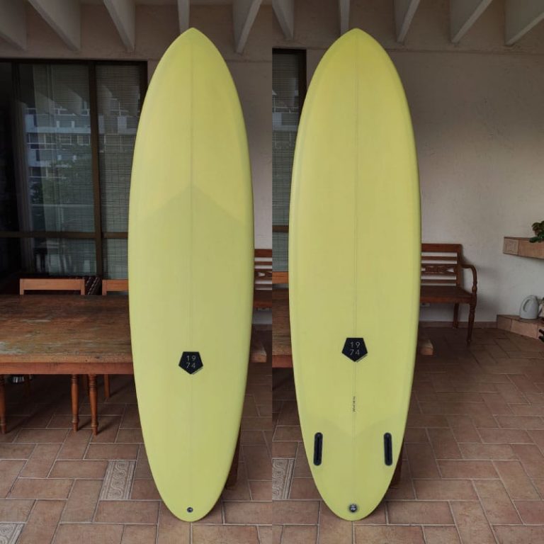 Twin Fin Mid Length Surfboard 1974 Surfboards